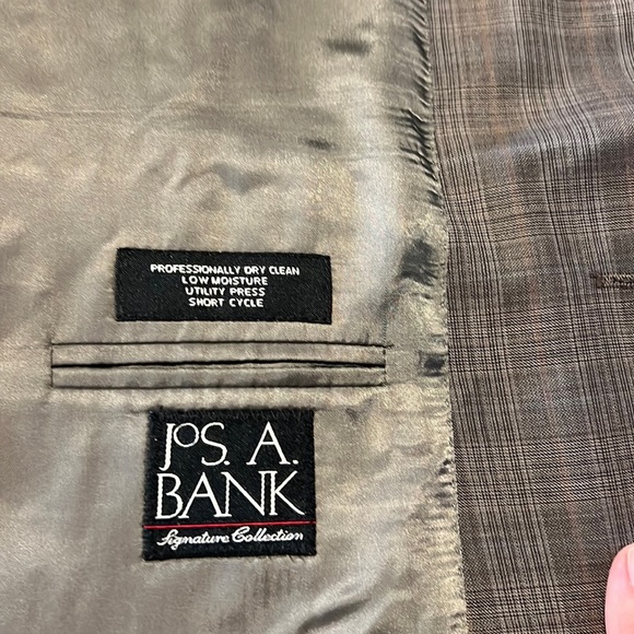 JOS A. Bank Signature Collection 42L Gray Lightweight Blazer Jacket - Picture 6 of 10